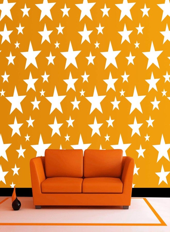 DECORNOW Star Effect Reusable DIY Wall Stencil Painting, Suitable for Home Decoration, Wall Decoration Size : (16 inch x 24 inch) - Image 1